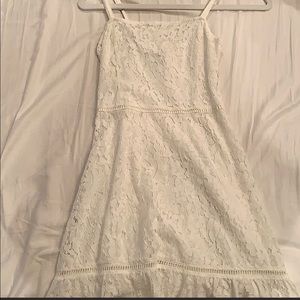 Hollister White Lace Dress (Size: S)